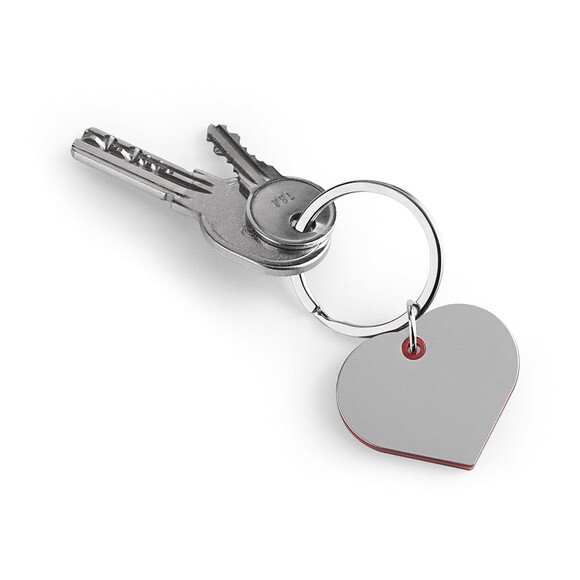 50 Chaveiros Metal Coração - 93391 Personalizado