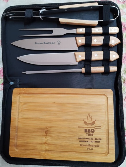 Antecipe Seu Dia dos Pais - Kit Churrasco com Tabua - 94142
