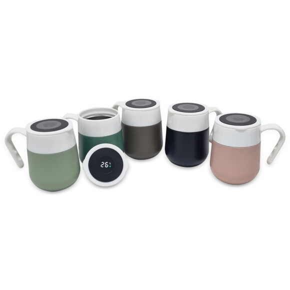 Caneca Térmica 500ml com display de Led 18640