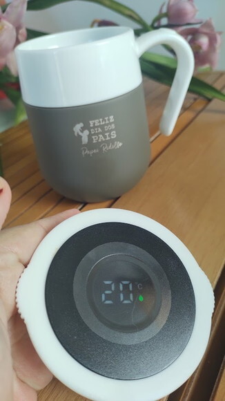 Caneca Térmica 500ml com D de Led 18640- Nomes Individuais