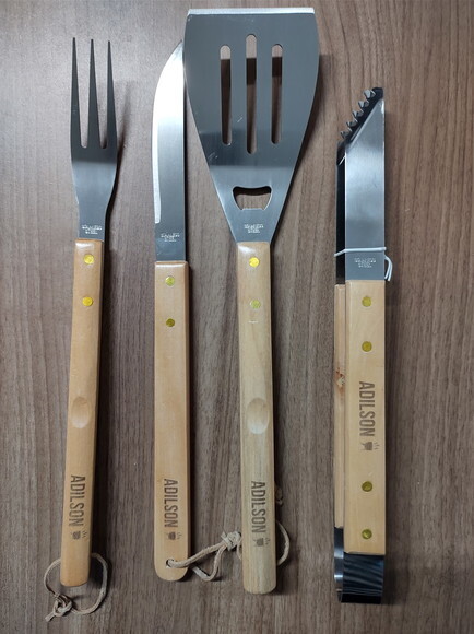 Kit churrasco com avental-5184