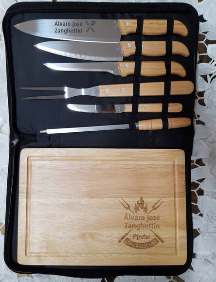 Kit Churrasco Personalizado - Casamento\padrinhos - 12089