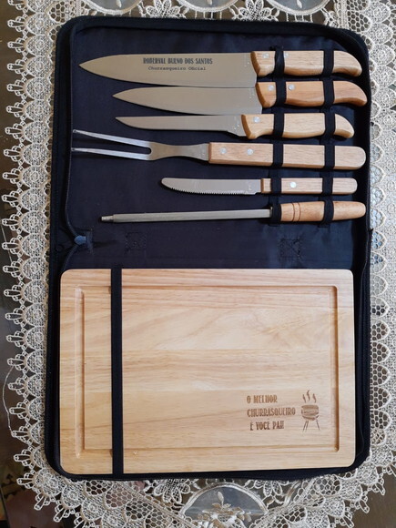 Kit Churrasco Personalizado - Casamento\padrinhos - 12089