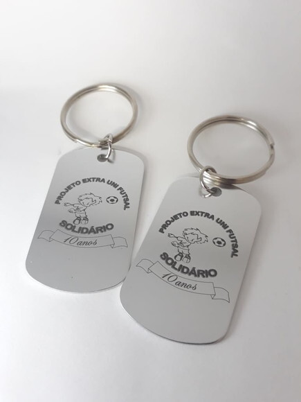 Kit com 50 Chaveiros Tag - 201