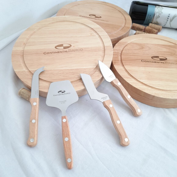 Kit Queijo para Padrinhos\noivos - 8542 - 05 Peças