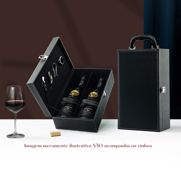 Kit Vinho - Caixa Luxo - 03494