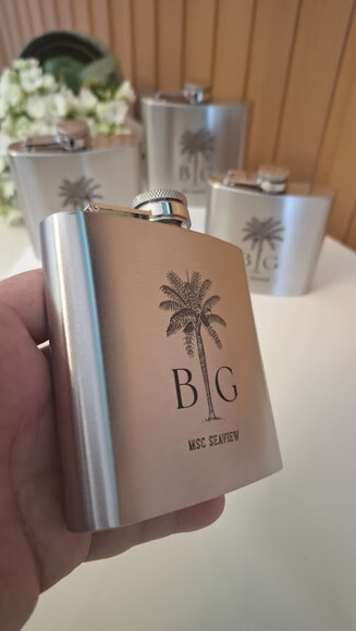 Porta Whisky 7 oz -Casamento\Padrinhos\Festa S01782