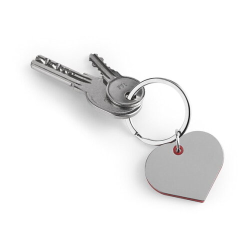 30 Chaveiros Metal Coração - 93391 Personalizado