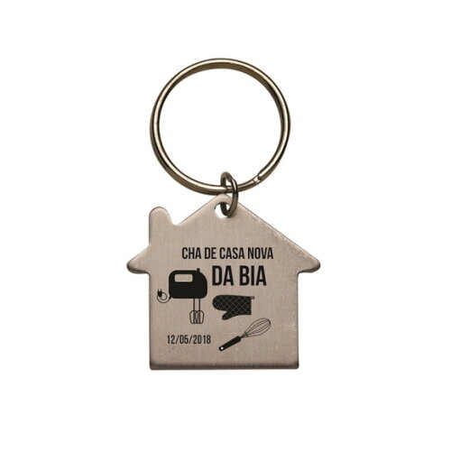 50 Chaveiros Casa Personalizado - Cod 200