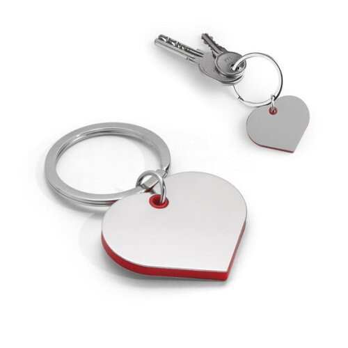 50 Chaveiros Metal Coração - 93391 Personalizado