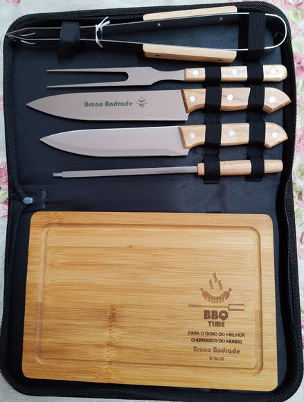 Antecipe Seu Dia dos Pais - Kit Churrasco com Tabua - 94142