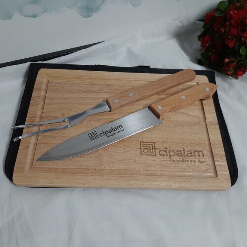 Kit Churrasco 2 Peças Com Tabua - 143328