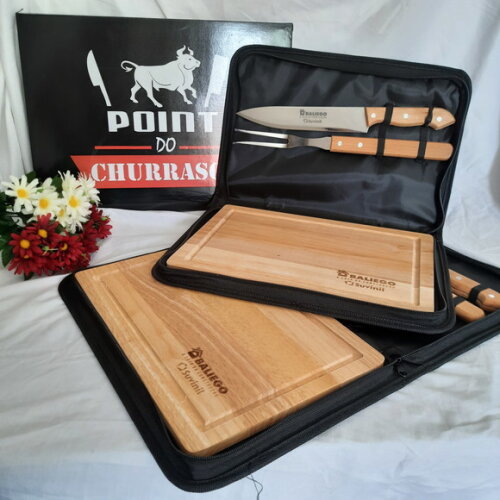 Kit Churrasco 2 Peças Com Tabua - 143328