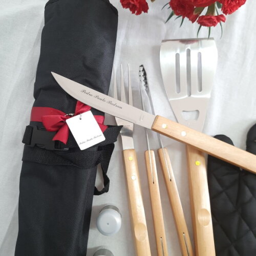 Kit churrasco com avental-5184/141868 Presente Personalizado