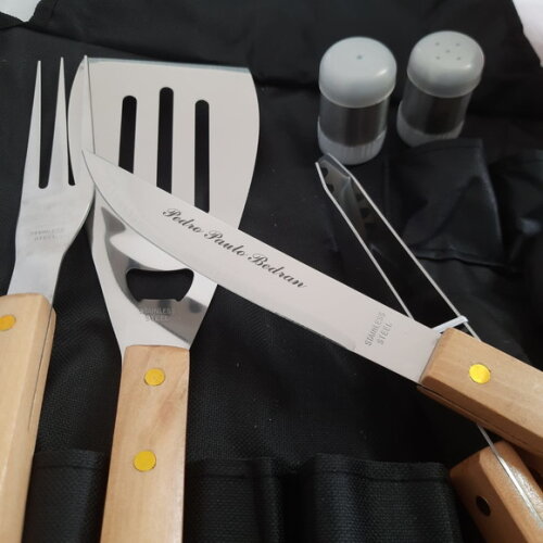 Kit churrasco com avental-5184/141868 Presente Personalizado