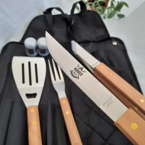 Kit churrasco com avental-5184/141868 Presente Personalizado