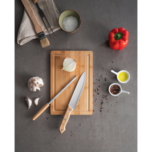 Kit Churrasco com Tabua - 94104 -presente Luxo