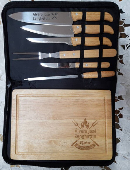 Kit Churrasco Personalizado - Casamento\padrinhos - 12089