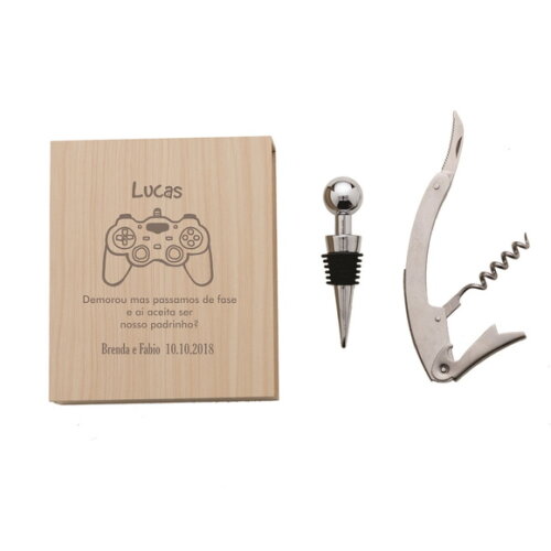 Kit Vinho 02 Pçs Personalizado - 13102