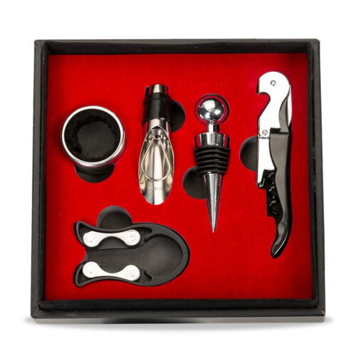 Kit Vinho 5 Peças cod 13406 Padrinhos\Noivos\Empresas