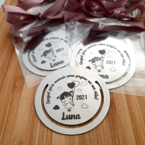 Marcador de Pagina Inox Personalizado 11801