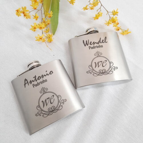 Porta whisky 7 oz -S01782 Noivos\Padrinhos