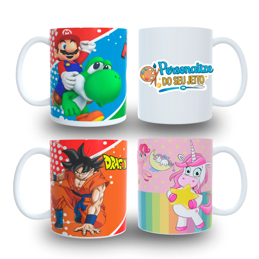 Caneca personalizada de polímero