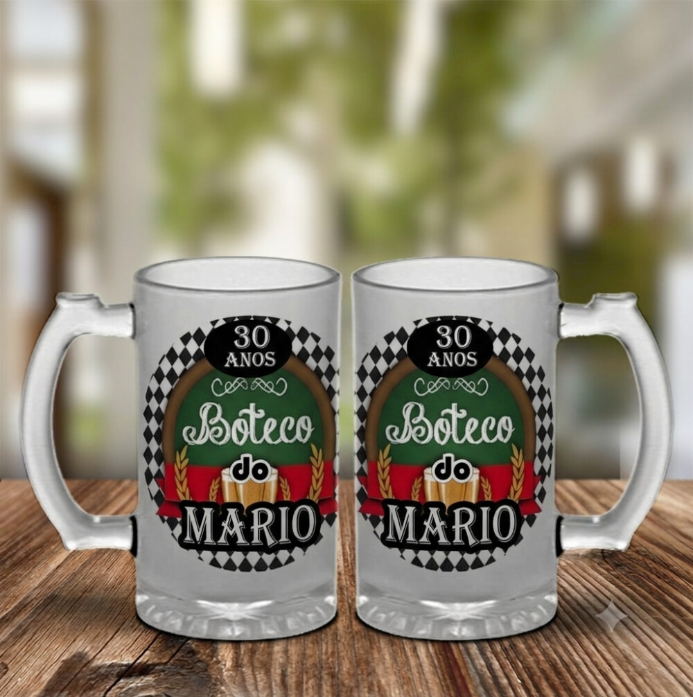 Caneca de Chopp Acrílica Personalizada