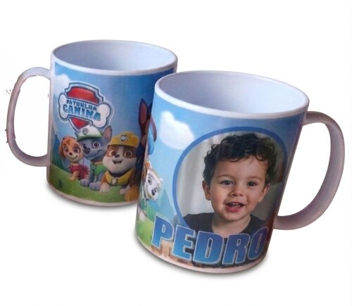 Caneca personalizada de polímero