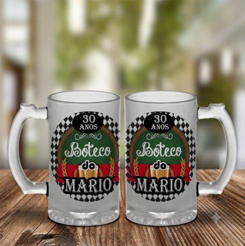 Caneca de Chopp Acrílica Personalizada