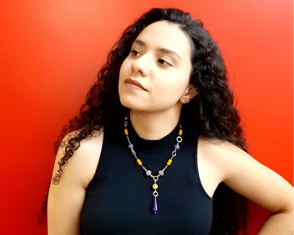 Colar em cristal, ágata e jade