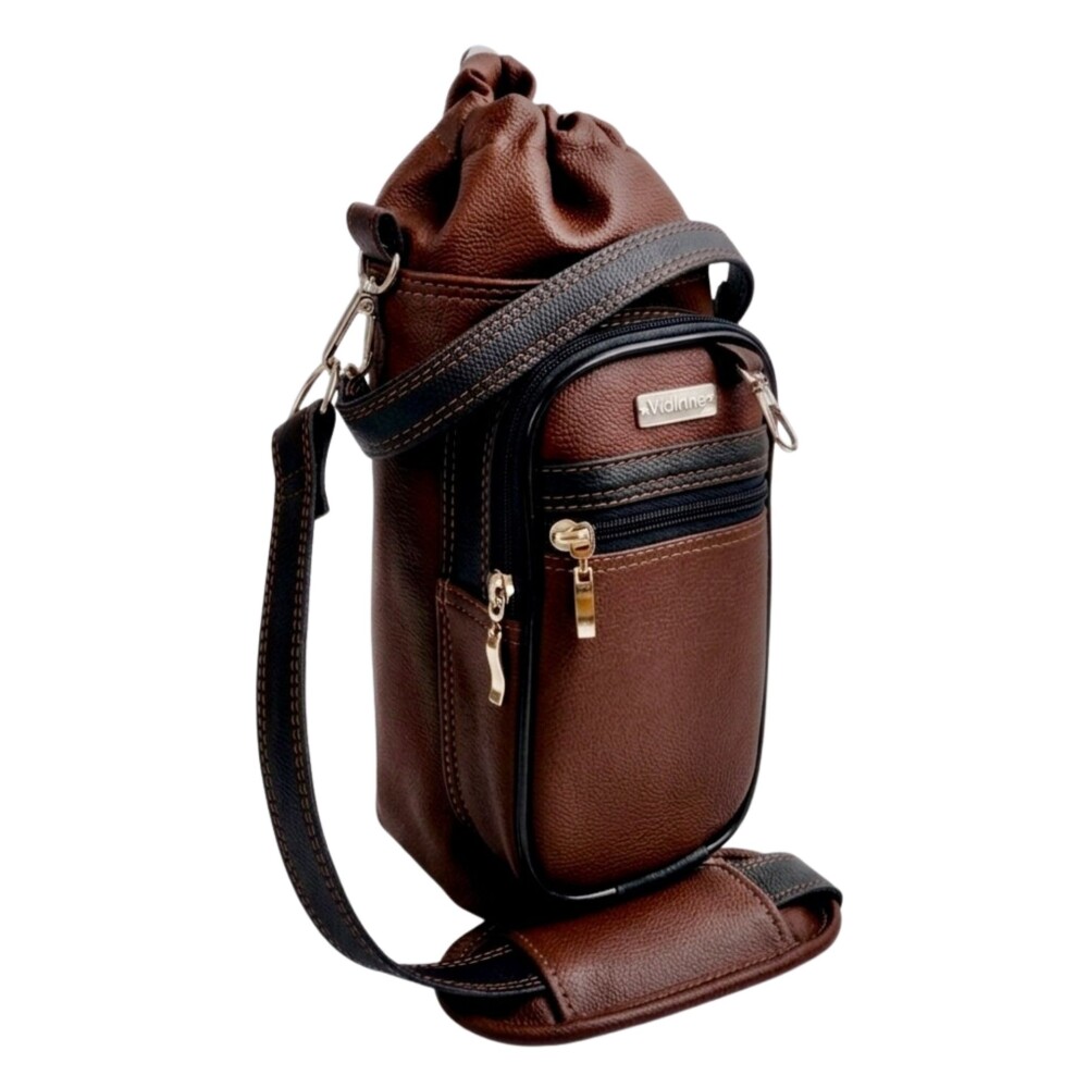 Bolsa Térmica de Luxo Artesanal OCREO - Couro Sintético