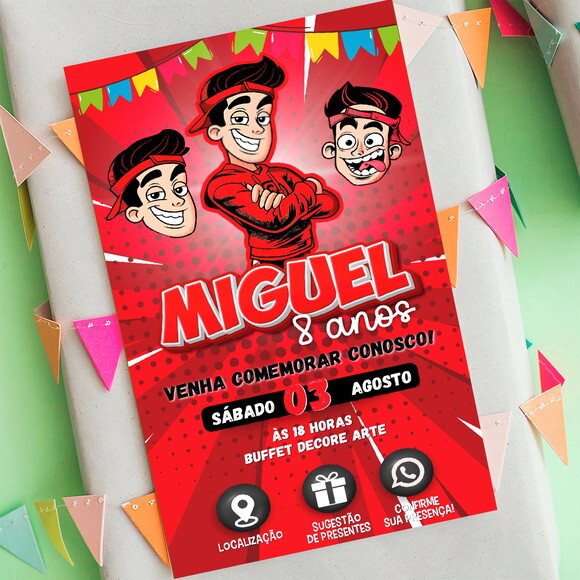 Convite Aniversário Enaldinho Interativo