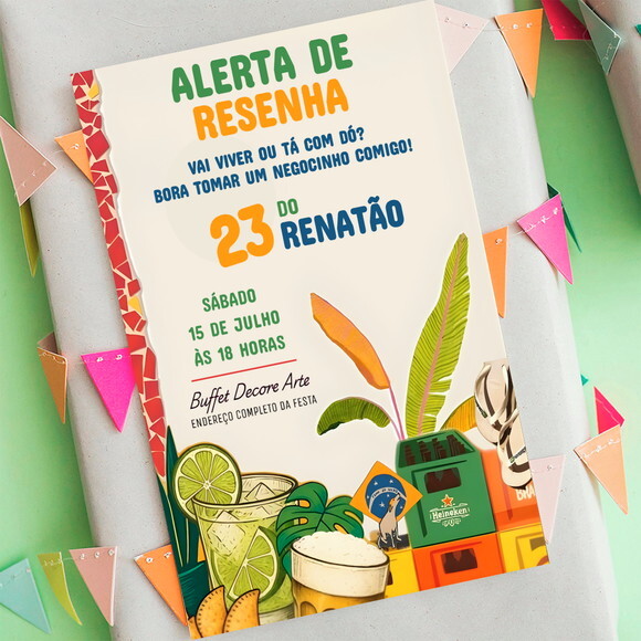 Convite Digital Alerta de Resenha - Brasilidades