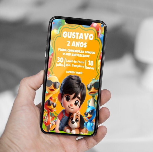 Convite Digital Bento e Totó