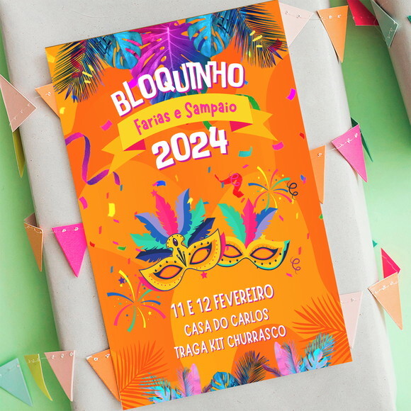 Convite Digital Carnaval