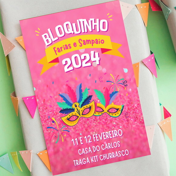 Convite Digital Carnaval