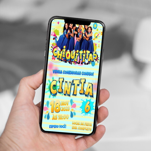 Convite Digital Chiquititas