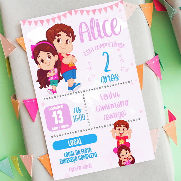 Convite Digital Maria Clara e Jp Convite Personalizado