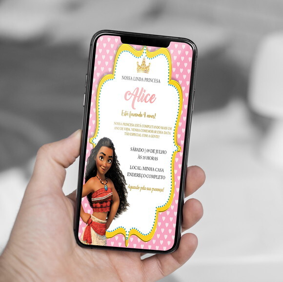 Convite Digital Moana