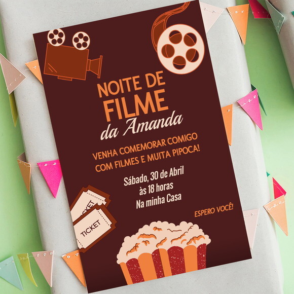 Convite Digital Noite de Filmes