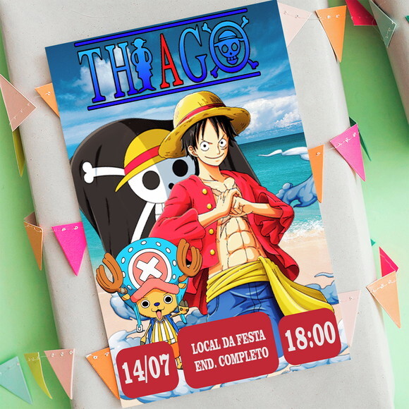 Convite Digital One Piece