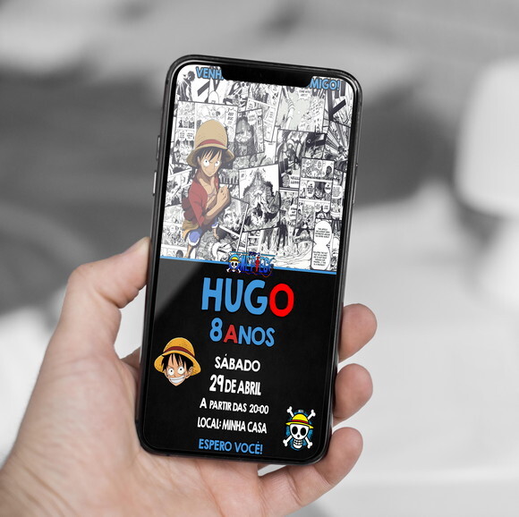 Convite Digital One Piece