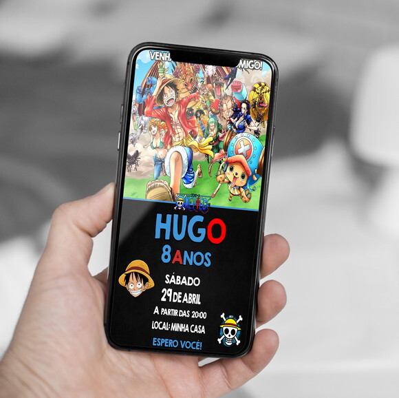 Convite Digital One Piece