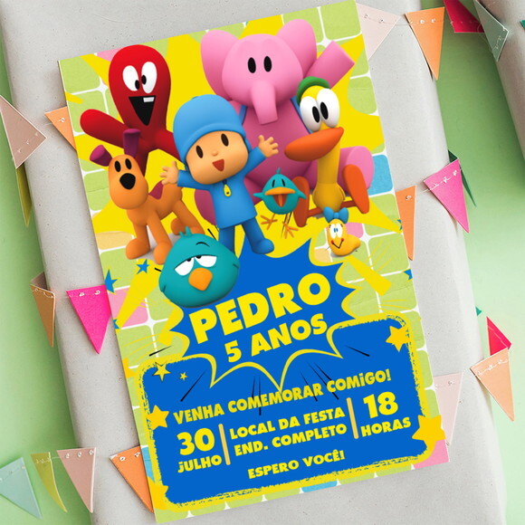 Convite Digital Pocoyo