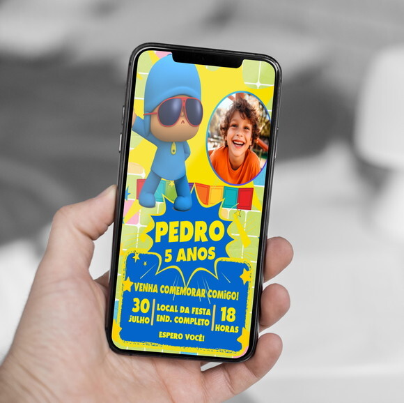 Convite Digital Pocoyo