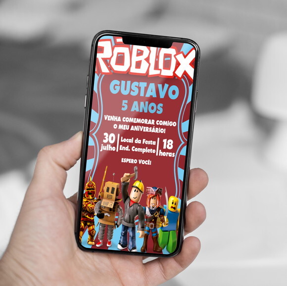 Convite Digital Roblox