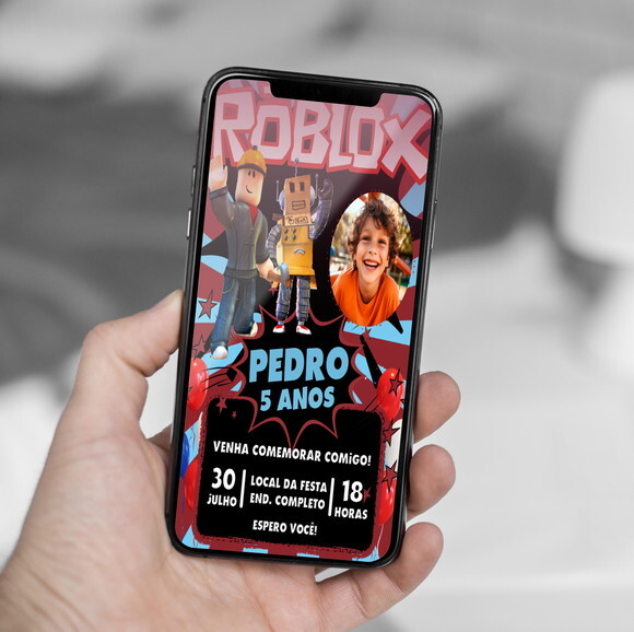 Convite Digital Roblox