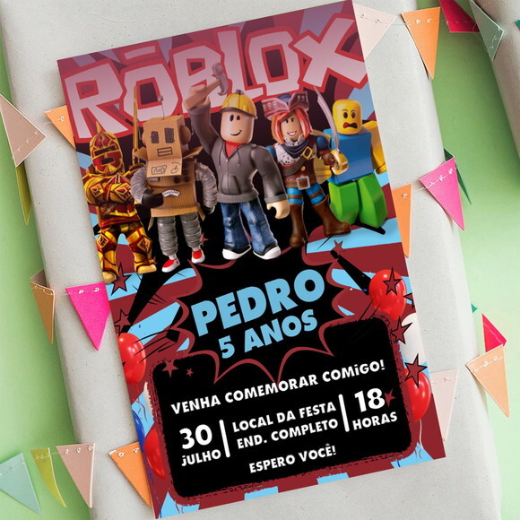 Convite Digital Roblox