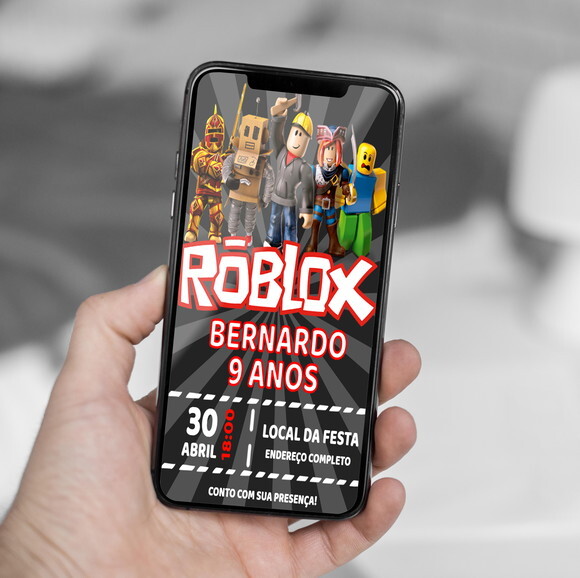 Convite Digital Roblox